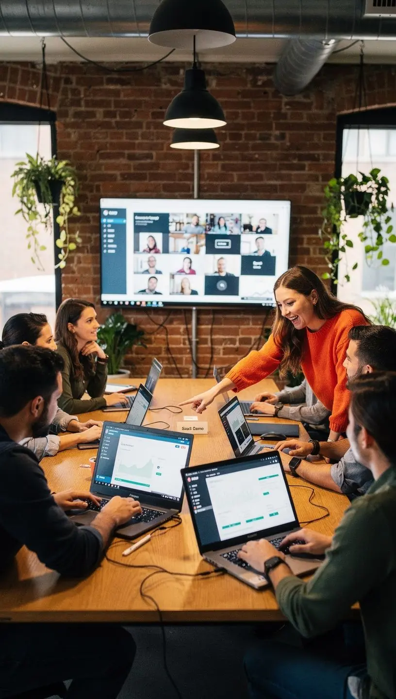 Graph showing improvement in software ease-of-use scores for Canadian users.